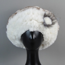 Chapéu boina de pele natural feminino inverno nova chegada chapéus de pele quente malha boné de pele de coelho comprar usado  Enviando para Brazil