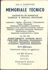 Mazzocchi memoriale tecnico usato  Italia