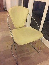 Sedia pvc beige usato  Tradate