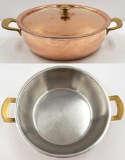 Ancienne casserole cuivre d'occasion  Pionnat