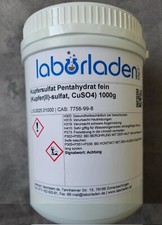 1kg kupfersulfat pentahydrat gebraucht kaufen  Erkrath