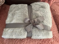 Dunelm grey faux for sale  NEWBURY