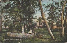Postcard fountain park for sale  Collegeville