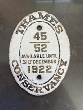 Thames conservancy 1922 for sale  BATH