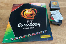 Panini Euro 2004 Portugal Álbum Vacío y Juego Suelto Completo Excelente Estado segunda mano  Embacar hacia Mexico