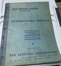 Sun motor tester for sale  South River