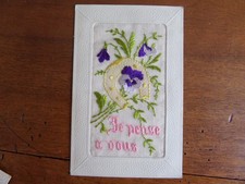 Cpa fantaisie brodee d'occasion Cpa fantaisie brodee d'occasion  Buxerolles