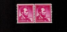 1954-65 U.S. LIBERTY SERIES 4c LINCOLN CLP COIL Line PAR Sc#1058 M/NH/OG, usado comprar usado  Enviando para Brazil
