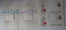 Bélgica 1963 Cruz Vermelha Francesa Flamenga 1974 15f. + 20f.  livreto de notas inc. x 6 comprar usado  Enviando para Brazil