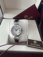 Aigner damenuhr edelstahl gebraucht kaufen  Duisburg