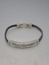 Antiga Pulseira BRIGHTON 'Live The Life You Love' Couro Reversível e Prata comprar usado  Enviando para Brazil