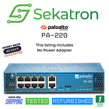 ♻️ Firewall Palo Alto PA-220 Next-Gen 8x portas Gigabit design sem ventilador ⚡Envio rápido comprar usado  Enviando para Brazil