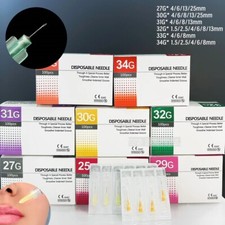 Microagulhas de tatuagem 1,5-25 mm descartáveis estéreis seringa ponta agulha comprar usado  Enviando para Brazil