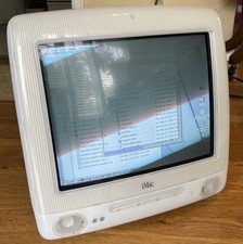 VINTAGE APPLE M5521 IMAC G3 WHITE SNOW PPC G3 500MHz 256MB RAM 30GB HDD OS 9.2.1 comprar usado VINTAGE APPLE M5521 IMAC G3 WHITE SNOW PPC G3 500MHz 256MB RAM 30GB HDD OS 9.2.1 comprar usado  Enviando para Brazil