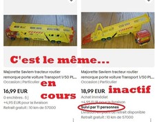 Majorette saviem tracteur d'occasion Majorette saviem tracteur d'occasion  Metz-