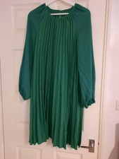 Green pleated shirt for sale  EXMOUTH