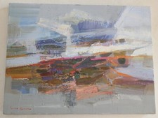 Original abstract painting for sale  Twin Bridges