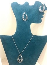Collana orecchini brosway usato  Milano