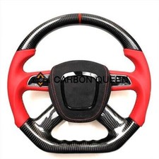 Volante de fibra de carbono real para audi a4 a5 s4 s5 s6 s8 b7 b8 adequado para a5s5 comprar usado  Enviando para Brazil