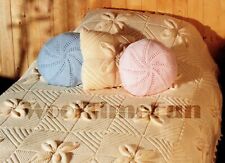 Knitting pattern bedspread for sale  WIDNES