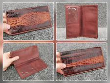 Alligator leather wallet for sale  THORNTON-CLEVELEYS