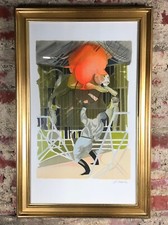 Lithographie dresseur lion d'occasion  Claye-Souilly