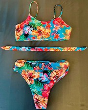 Sexy blumen bikini gebraucht kaufen  Deutschland