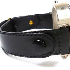 Schwarz uhrenarmband druckknop gebraucht kaufen  Dortmund