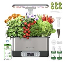 Sistema de cultivo hidropônico para jardim interno, 8 cápsulas, 24W LED cultivo ervas e flores comprar usado  Enviando para Brazil