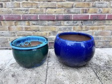 Large blue glazed for sale  SITTINGBOURNE