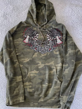 Affliction camouflage hoodie gebraucht kaufen  Kiel