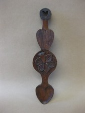 Vintage wooden lovespoon for sale  LLANELLI