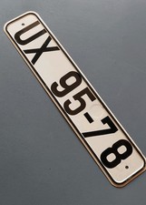 Ddr nummernschild kennzeichen gebraucht kaufen  Muldestausee