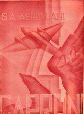 Pubblicita 1938 s.a.aeroplani usato  Biella
