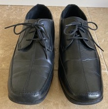 Mens black leather for sale  AYLESBURY