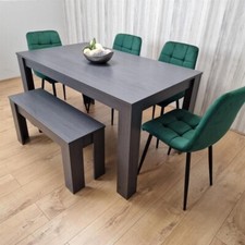 Dark grey dining for sale  HARROW