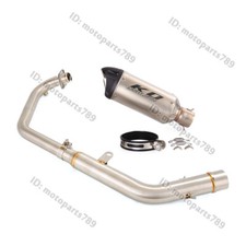 Silenciador silenciador de tubo de escape elo frontal para Lifan KPM200 KPT200 2021-2025 comprar usado  Enviando para Brazil