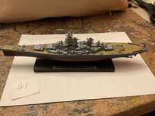 Metal battleship model for sale  LEATHERHEAD