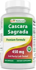 Usado, Best Naturals Cascara Sagrada 450 mg 250 cápsulas comprar usado  Enviando para Brazil