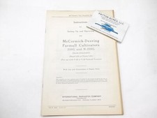Instruction manual mccormick for sale  Edinburg