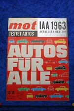 Mot iaa 1963 gebraucht kaufen  Emsdetten