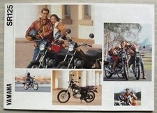 Folheto de vendas YAMAHA SR125 MOTOCICLETA 1992 #LIT-3MC-0107024-92E comprar usado  Enviando para Brazil
