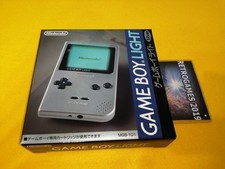 NINTENDO GAME BOY LIGHT SILVER EDITION CAIXA MATCH SERIAL comprar usado  Enviando para Brazil
