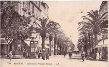 CORSE - AJACCIO - AVENUE DU PREMIER CONSUL - CARTE NEUVE. comprar usado  Enviando para Brazil