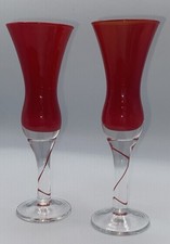 Set red glass for sale  Camby