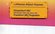 Eisenbahn zuglaufschild luftha gebraucht kaufen  Oelde