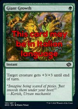 Mtg giant growth usato Mtg giant growth usato  Bari