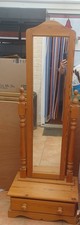 Pine cheval mirror for sale  KING'S LYNN