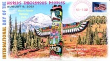 Usado, COVERSCAPE computer designed Int'l World Indigenous Peoples Day 2021 event cover comprar usado  Enviando para Brazil