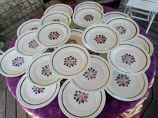 Assiettes plates faiencerie d'occasion  France